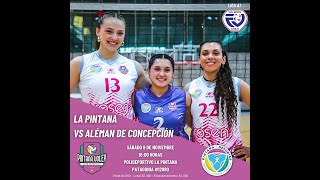 Voleibol Liga A1 Femenina 2024 La Pintana vs Aleman de Concepcion [upl. by Blythe348]