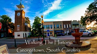 Walking the Historic Georgetown South Carolina  City Square [upl. by Bigford]