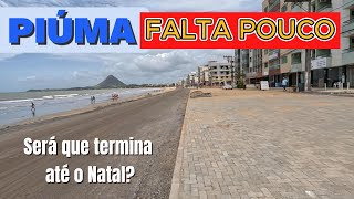 REVITALIZAÇÃO ORLA PIÚMA HOJE parte 4 Início da Ciclovia [upl. by Gnep168]