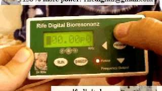 Rife Machine Rife Digital Bioresonanz for Cancer Treatment [upl. by Hafeenah]