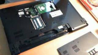 120611 Open hard drive Dell Inspiron 1764wmv [upl. by Jemy]