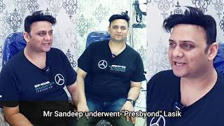 Get rid of presbyopic and distance glasses at Nandadeep Bladeless Lasik Centre Call 9220001000 [upl. by Dasi]