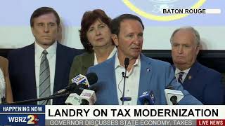 Governor Landry hosts conference discussing Louisianas economy tax modernization [upl. by Derk]