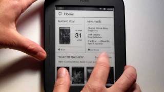 Rooted Nook Touch Review  eReading Apps PDF Web Browser etc [upl. by Slavin]