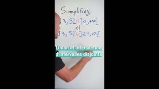 Unions et intersections dintervalles disjoints [upl. by Nosnej]