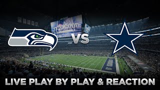 Seahawks vs Cowboys Live Play by Play amp Reaction [upl. by Seravaj]