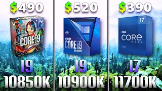 Core i9 10850K vs Core i9 10900K vs Core i7 11700K  PC Gameplay Tested [upl. by Anni576]