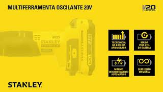 MULTIFERRAMENTA OSCILANTE STANLEY 20V SCT500 [upl. by Falda]