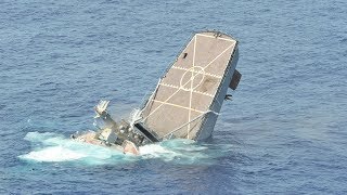 Sinking Exercise during RIMPAC • Hits by Missiles and Torpedoes Compilation [upl. by Pappano]