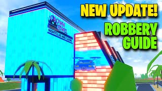 HUGE NEW UPDATE AND CASINO ROBBERY GUIDE IN JAILBREAK ROBLOX [upl. by Ahsitaf]