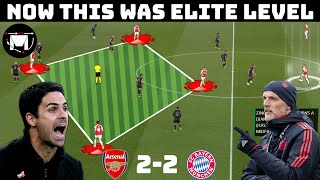 Tactical Analysis  Arsenal 22 Bayern Munich  A Fascinating 1st Leg [upl. by Attezi107]