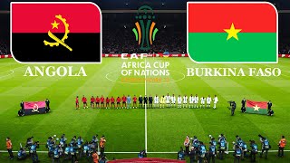 ANGOLA vs BURKINA FASO  CAF AFRICA CUP 2023 Cote Divoire  Full Match All Goals  PES Gameplay [upl. by Aba897]