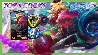 Wild Rift CORKI  TOP 1 Arcade Corki S13 Ranked Gameplay  Build [upl. by Hashimoto]