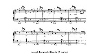 Joseph Rummel  Rêverie G major [upl. by Saoj]