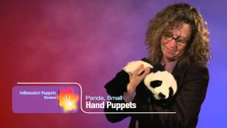 Folkmanis® Small Panda Puppet Demo  Retired [upl. by Nedac]