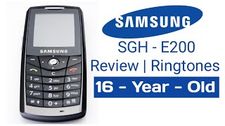 samsung sgh e200 ringtones  Samsung E200 review [upl. by Kenta]