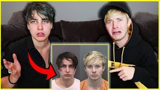 Reacting to Memes of Our Arrest  Colby Brock [upl. by Anead]