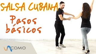 Pasos básicos de la Salsa Cubana [upl. by Kurr193]