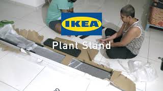 DIY  Assembling Ikea Plant Stand [upl. by Nnayt]