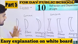 Refraction and Dispersion of Light  Chapter 10  Part 5  Class 8th  DAVPUBLICSCHOOL [upl. by Ytima]