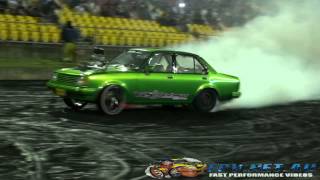 MUNTED SUPERCHARGED ROTARY GEMINI BURNOUT AT SUPERNATS 2013 [upl. by My605]