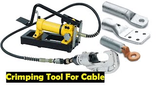 Crimping Made Easy Best Hydraulic Tools for Electrical Work  Crimping Tool For Cable  MM Asif [upl. by Ewall]