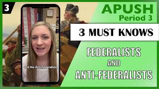 3 Must Knows about the Federalists and AntiFederalists [upl. by Lashoh]