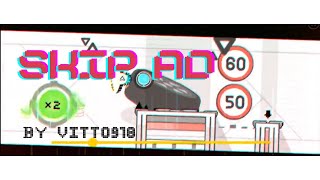 DEMON Skip Ad by Vitto918  Geometry Dash 22  Fantastic Cyan [upl. by Costin]