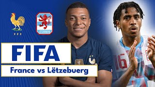 France 30 Lëtzebuerg  FIFA International Friendly  LIVE [upl. by Dolley]