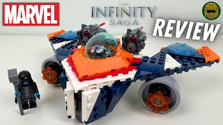 Bigger amp More Detailed LEGO® Marvel Infinity Saga 76278 Rockets Warbird vs Ronan Early Review [upl. by Cesaro]