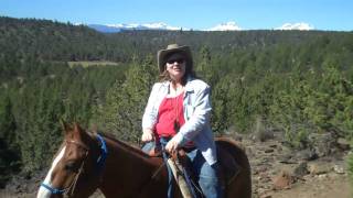 Horseback Riding Long Hollow Ranch Sisters Oregon [upl. by Enyleve]