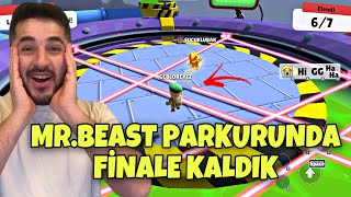 YENİ MRBEAST PARKURLARINDA 3 KEZ FİNALE KALDIK STUMBLE GUYS [upl. by Naegem]