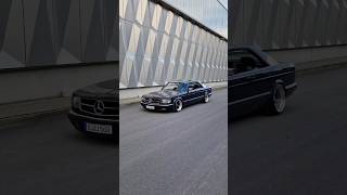 C126 560 SEC V8 Top speed 232 kmH Berlin autobahn 🇩🇪 schönesterne c126 560v8 sash adelante [upl. by Germaine]