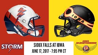 Week 18  Sioux Falls Storm at Iowa Barnstormers [upl. by Howlyn]