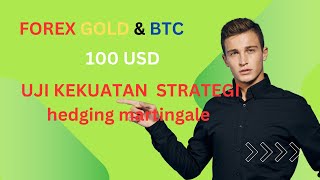 DAY2  Uji kekuatan 100 usd pada strategy hedging martingale 261024 [upl. by Jaymee450]