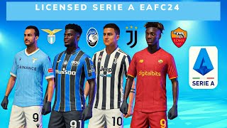 Licensed Serie A Teams Ea fc 24 [upl. by Jade]