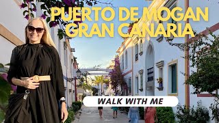 Gran Canaria Puerto de Mogan  Cinematic Walking Tour [upl. by Renelle]