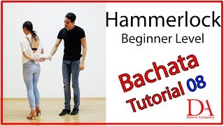 Bachata Tutorial 08 Hammerlock  Beginners  by MariusampElena [upl. by Tatum]