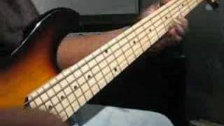 Gene Wilson playing the Lakland 5501 bass guitar [upl. by Ramahs]