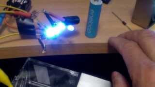 Joule thief dark sensing solar rechargeable night light [upl. by Tarazi]