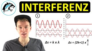 INTERFERENZ Wellen  Physik Tutorial [upl. by Aldora533]