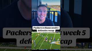 Packers vs Rams week 5 defensive recap greenbaypackers packers packersvsrams nfl evanwilliams [upl. by Nitsir]