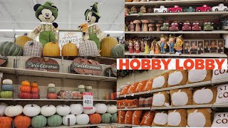 Fall 2024 Hobby Lobby 🛒🍁Fall at Hobby Lobby Fall Home Decor 2024 Shop With Me All New Fall Finds [upl. by Stich]