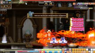 Maplestory  Level 150 Hyper Skill  Blaze Wizard Revamp GMS [upl. by Melgar]