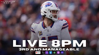 Previewing Game 1 of the Bills season  3rd and Manageable  Due Champions Live [upl. by Kumagai905]