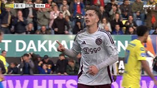 RKC Waalwijk Vs Ajax 02 All Goals Results Extended Highlights Analysis [upl. by Iey574]