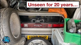 Barn Find 90s Honda CRX VTEC Hot Hatch not seen for 20yrs [upl. by Kramnhoj]