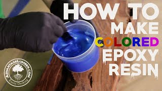 How to Make Colored Epoxy Resin [upl. by Lirpa]