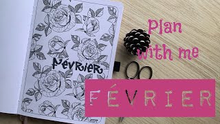 Plan with me  Février Bullet Journal February [upl. by Itsur652]