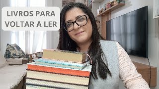 DICAS PARA SAIR DA RESSACA  Livros para retomar o hábito de ler [upl. by Suilenrac524]